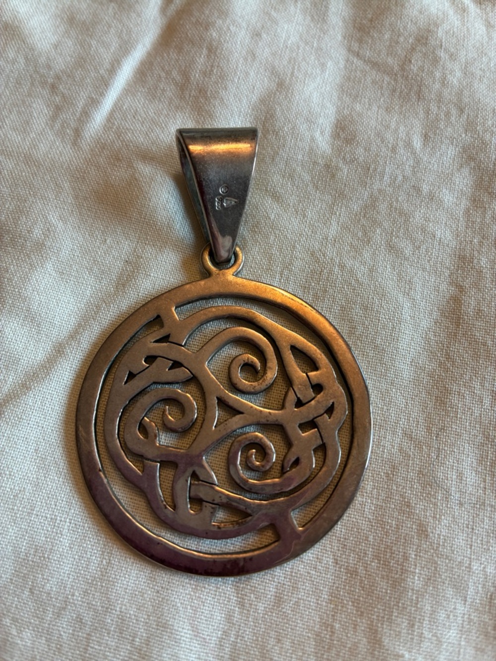 Silpada Sterling Silver Celtic Swirl Pendant